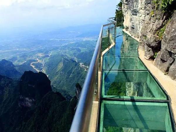 玻璃棧道 玻璃棧道